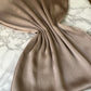 Foulard crèpe plissée satiné uni