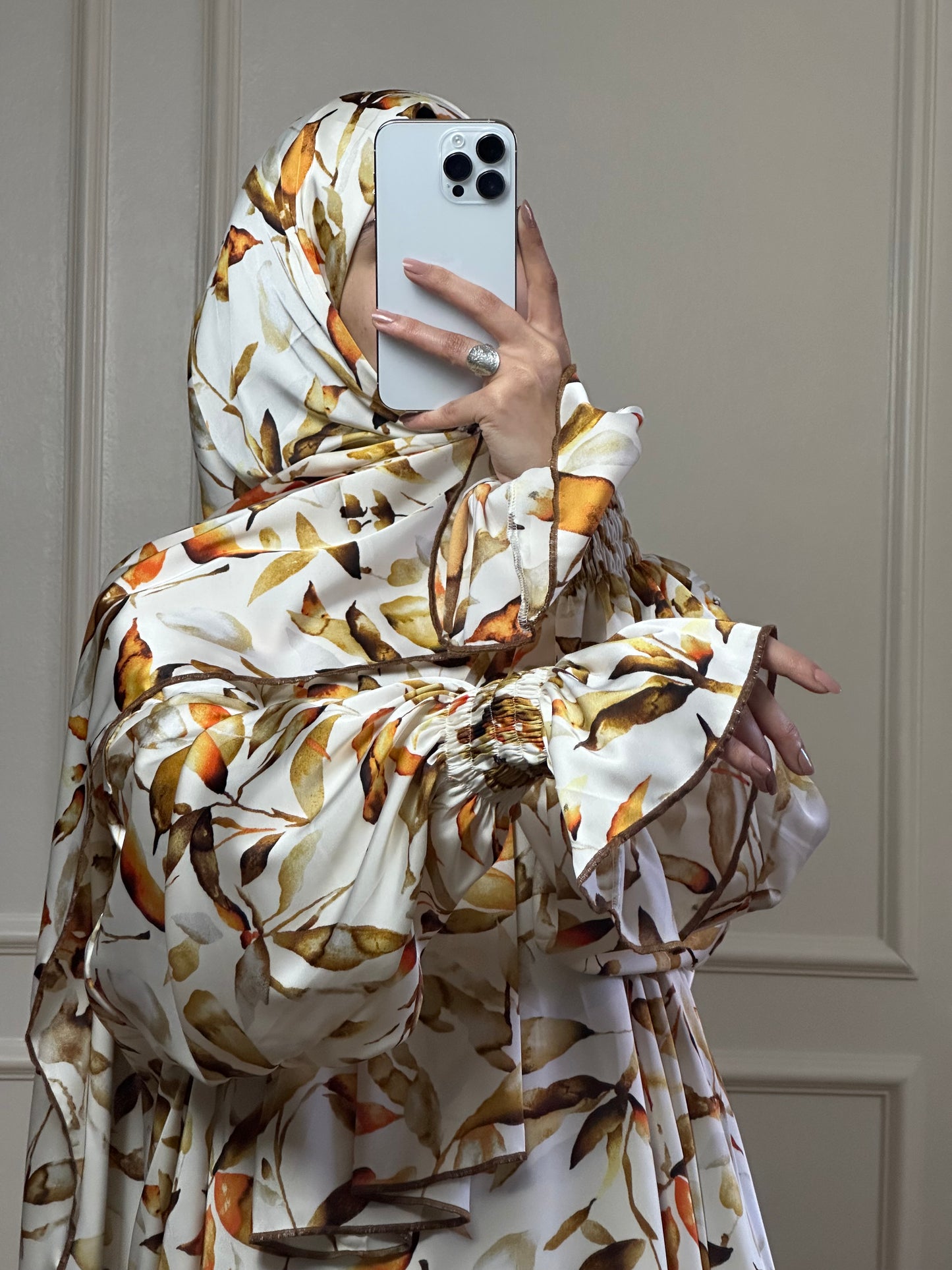 Tenue De Prière FARASHAT en Satin -طقم صلاة الفراشات ساتان