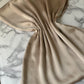Foulard crèpe plissée satiné uni