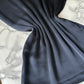 Foulard crèpe plissée satiné uni