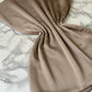 Foulard crèpe plissée satiné uni