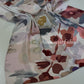 Foulard Crépe Plisser Satiné Imprimée FLORAL