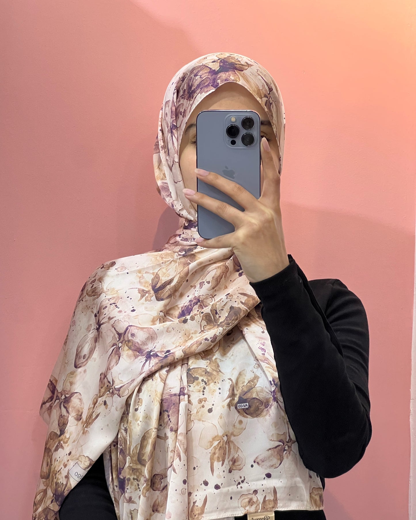 Foulard Chàle Satin Imprimé