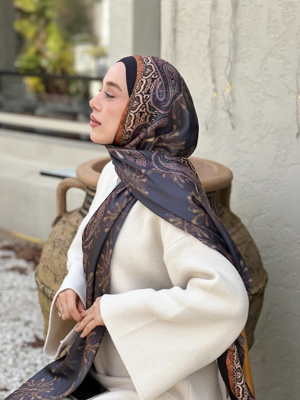 Foulard Mk Satin Modéle 02