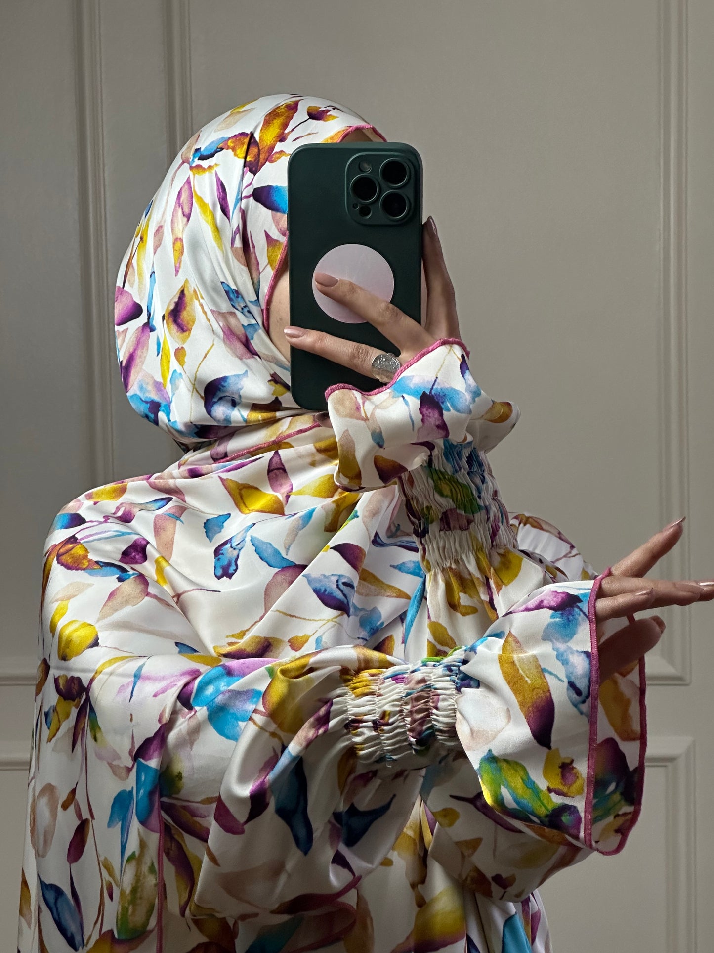 Tenue De Prière FARASHAT en Satin -طقم صلاة الفراشات ساتان