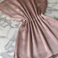 Foulard crèpe plissée satiné uni
