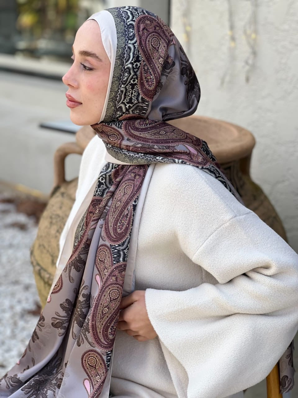 Foulard Mk Satin Modéle 02