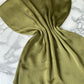 Foulard crèpe plissée satiné uni