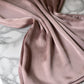 Foulard crèpe plissée satiné uni