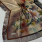 Foulard Crépes Plissé Satiné imprimer PICASSO Flora
