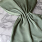 Foulard crèpe plissée satiné uni