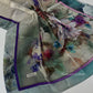 Foulard Crépes Plissé Satiné imprimer PICASSO Flora