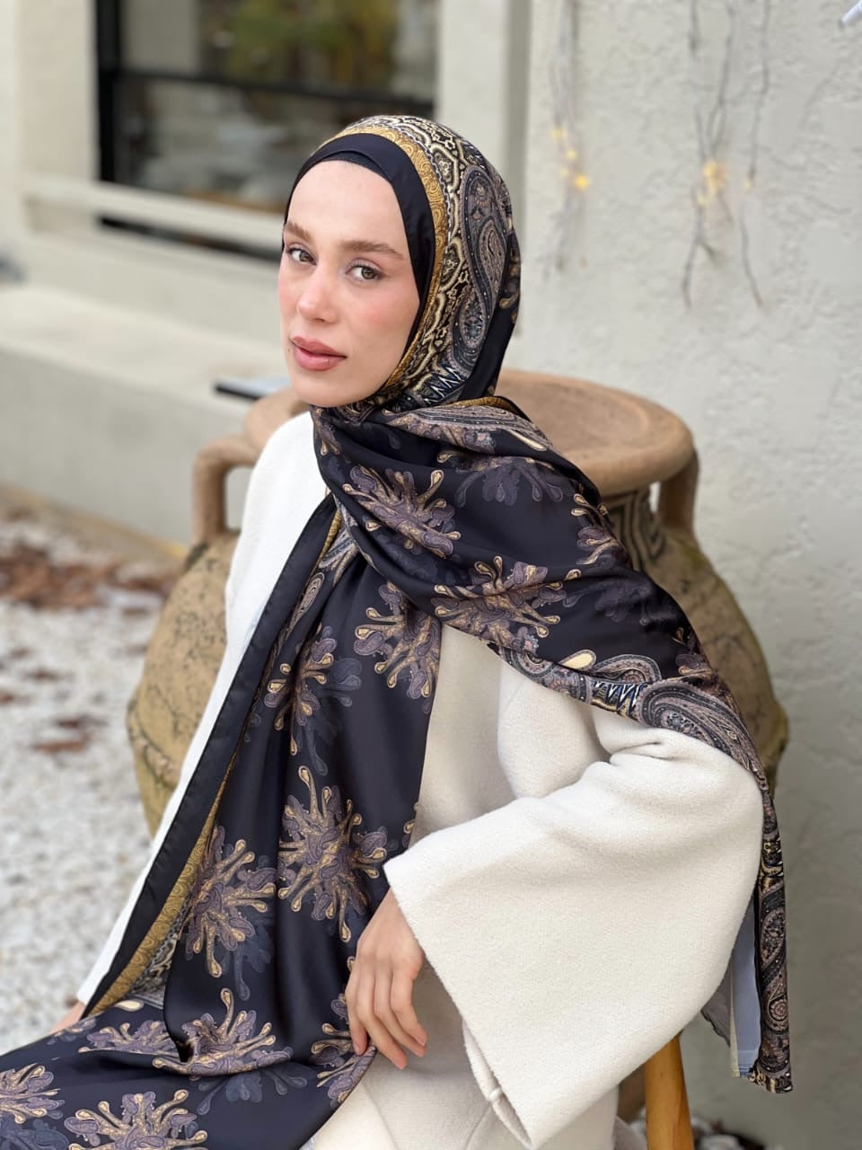 Foulard Mk Satin Modéle 02