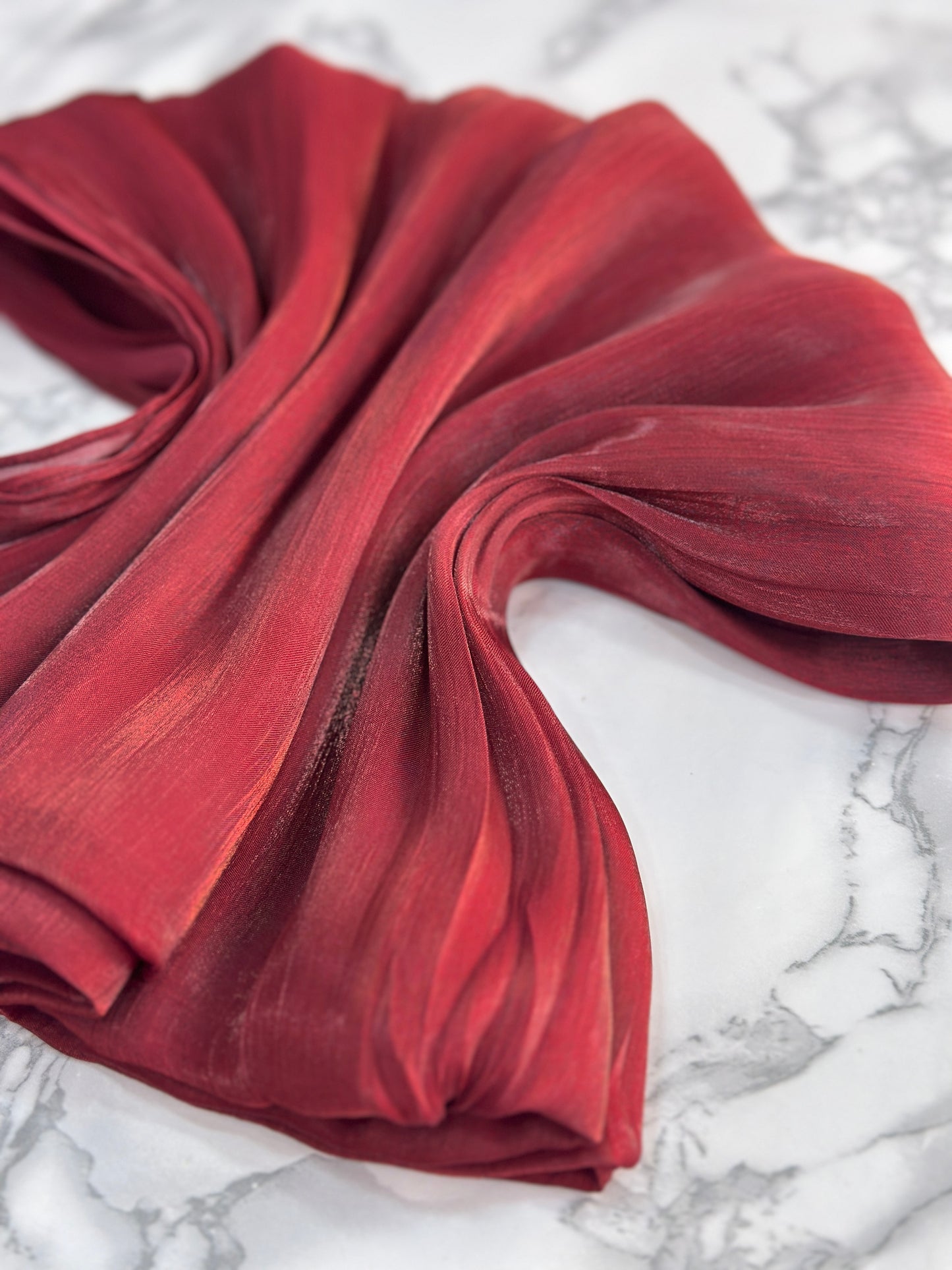 Foulard Organza Satiné  خمار الأميرات