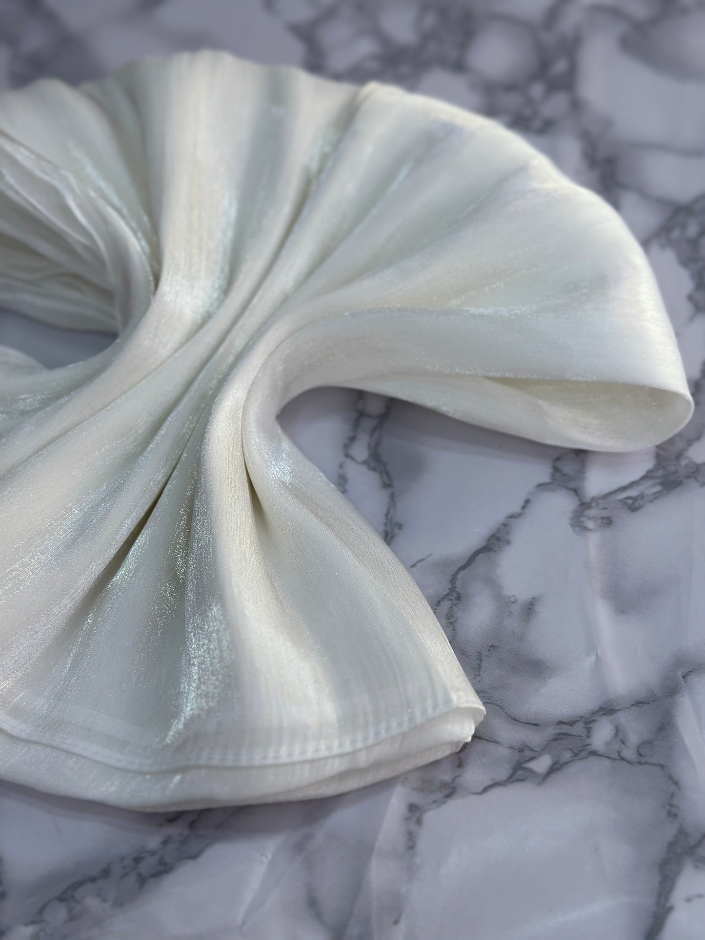 Foulard Organza Satiné  خمار الأميرات
