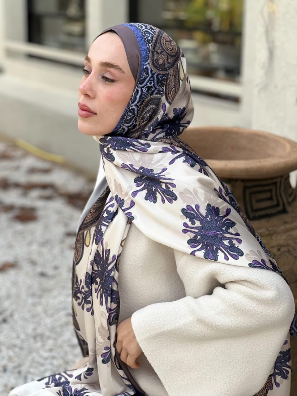 Foulard Mk Satin Modéle 02