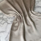 Foulard crèpe plissée satiné uni