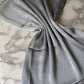 Foulard crèpe plissée satiné uni