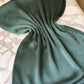 Foulard crèpe plissée satiné uni
