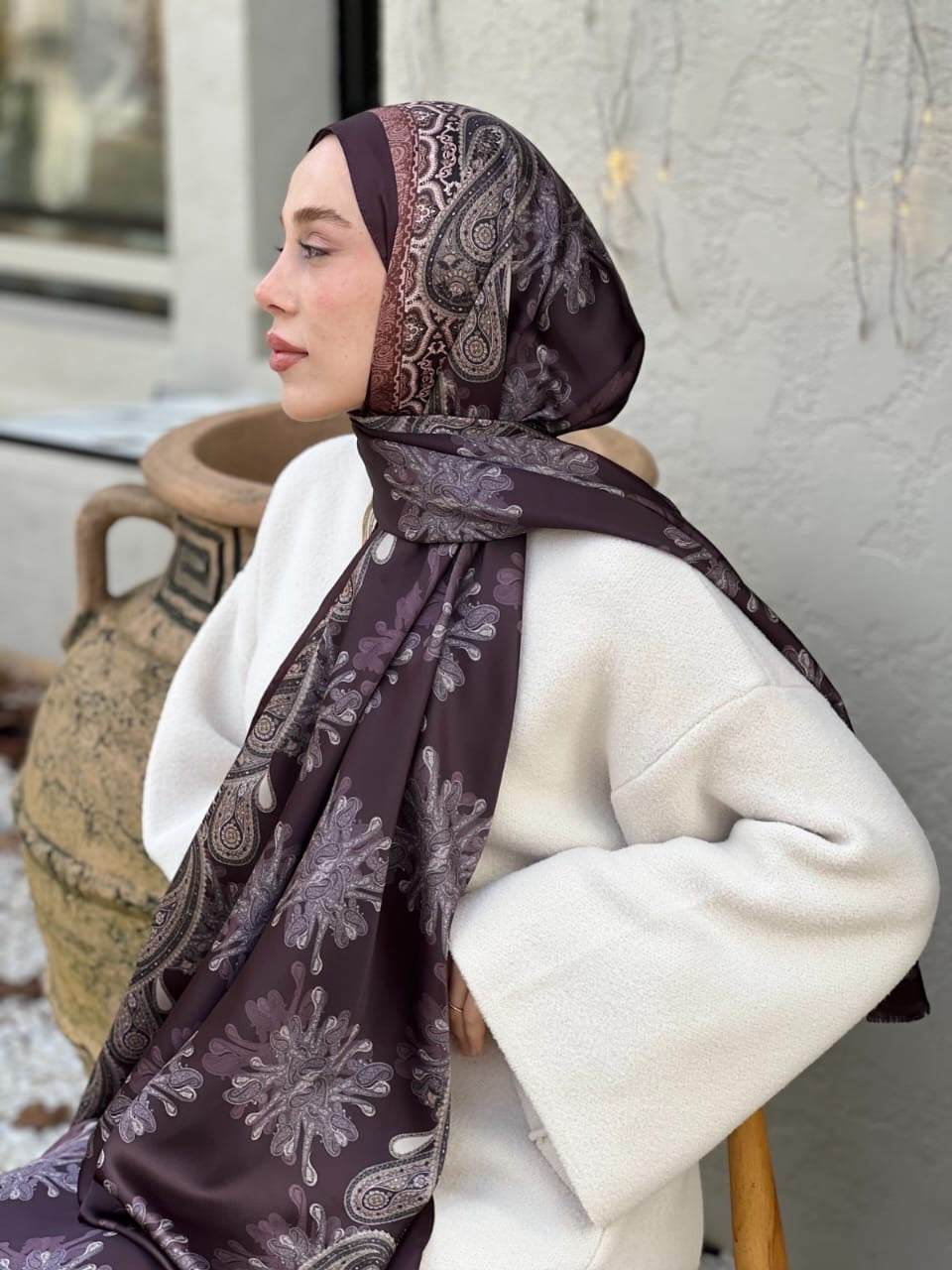 Foulard Mk Satin Modéle 02