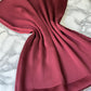Foulard crèpe plissée satiné uni