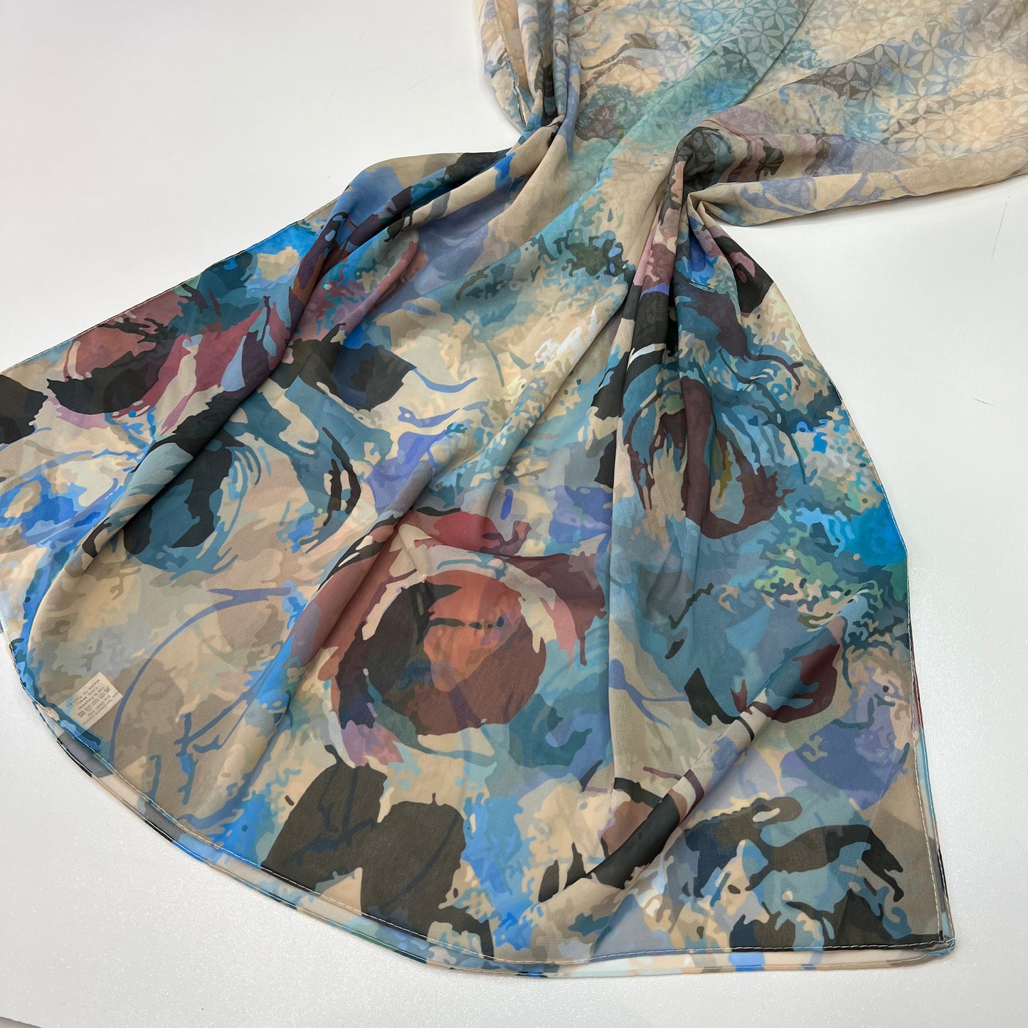 Foulard Crèpe Imprimé