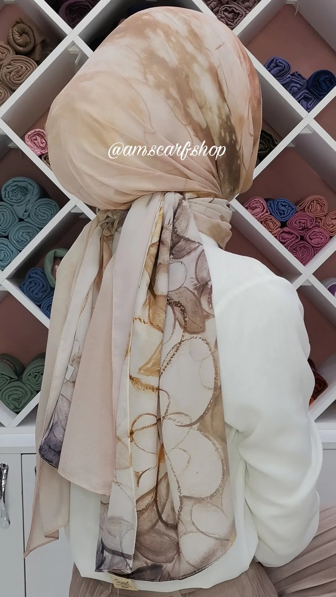 Foulard Chiffon Modéle FLEURETTE