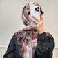 Foulard Picasso Carré Satin 120 Cm