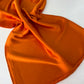 Foulard crèpe plissée satiné uni