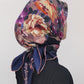 Foulard carré satin modéle 02