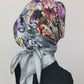 Foulard carré satin modéle 02