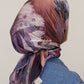 Foulard carré satin modéle 05