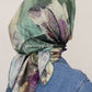 Foulard carré satin modéle 05