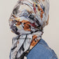 Foulard carré satin modéle 04